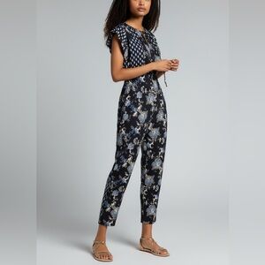 Rebecca Taylor Paisley Print Jumpsuit – Size 6